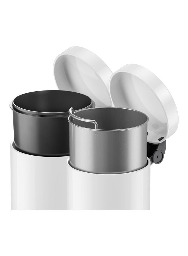 Hailo Pedal Dust Bin White 18Liters - Image 3