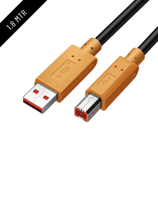 S تك كابل طابعة أسود - Image 2