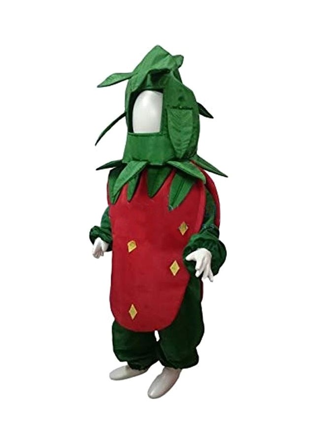 Strawberry Fruit Kids Fancy Dress Costume 6 – 7 - Image 3
