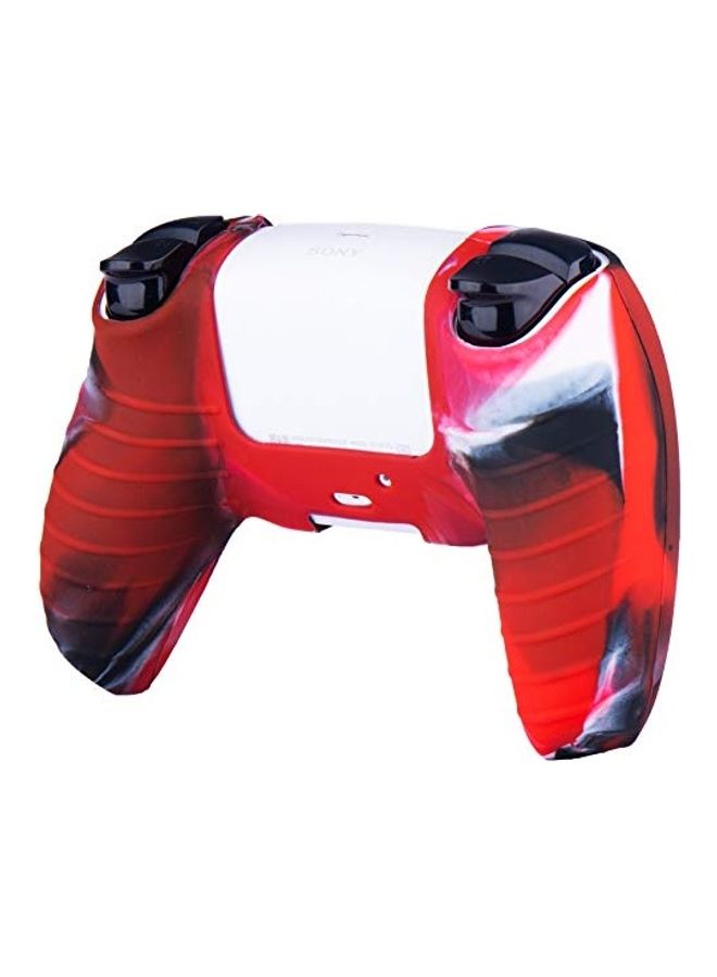 Silicone Cover Skin Case For Sony PS5 Controller With Thumb Grips - Image 2