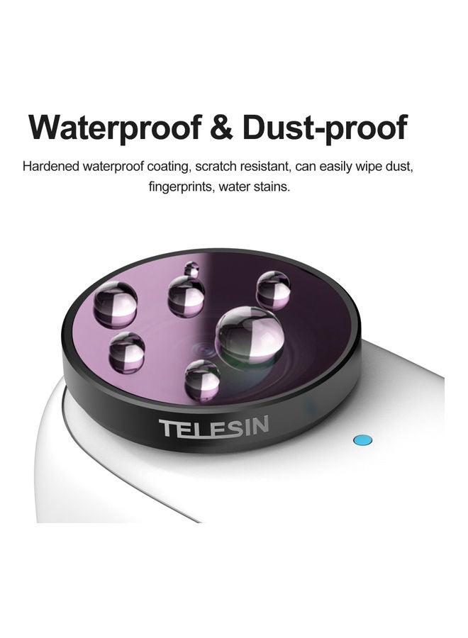 TELESIN 4-Piece Camera Filter Kit with Protective Frame Housing White/Black  - Image 5
