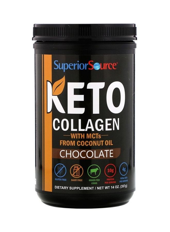 Superior Source Keto Collagen Protein Powder - Chocolate  - Image 1