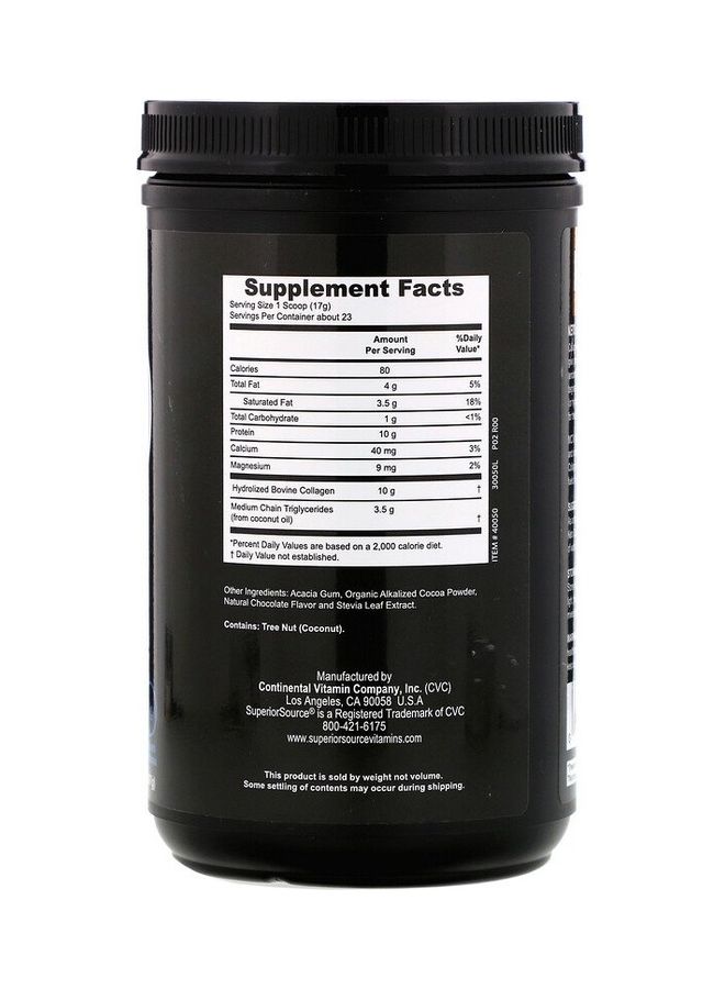 Superior Source Keto Collagen Protein Powder - Chocolate  - Image 2