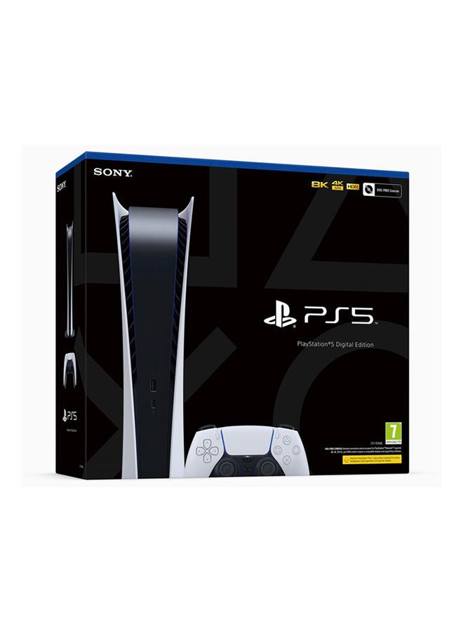 Sony - PlayStation 5 Digital Edition Console + White DualSense Wireless Controller + 3D Wireless Gaming Headset For PlayStation 5 - Image 1