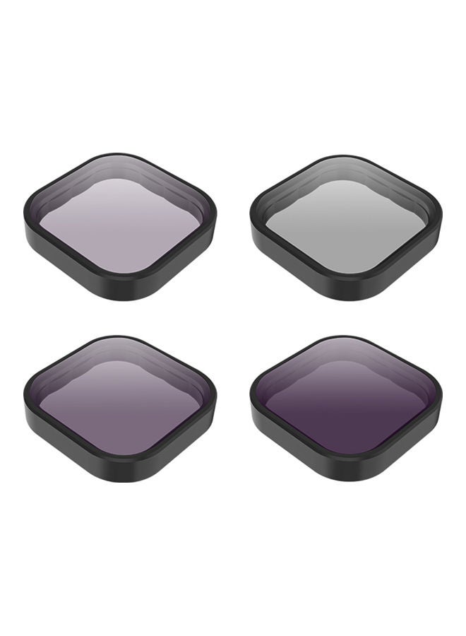 TELESIN 4-in-1 Action Camera Lens Filter Black  - Image 5
