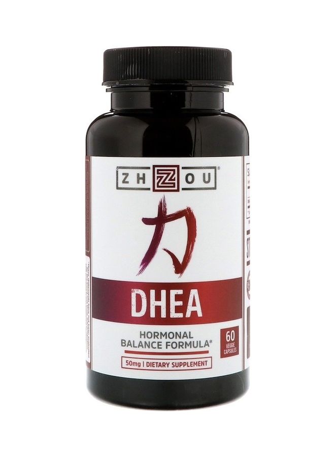 Zhou Nutrition DHEA Hormonal Balance Formula - 60 Veggie Capsules  - Image 1