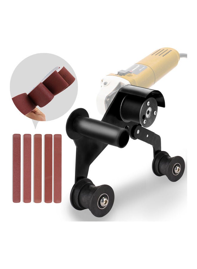 Generic Angle Grinder Sand Belt Head With Sand Belt Set Black/Brown  - Image 2