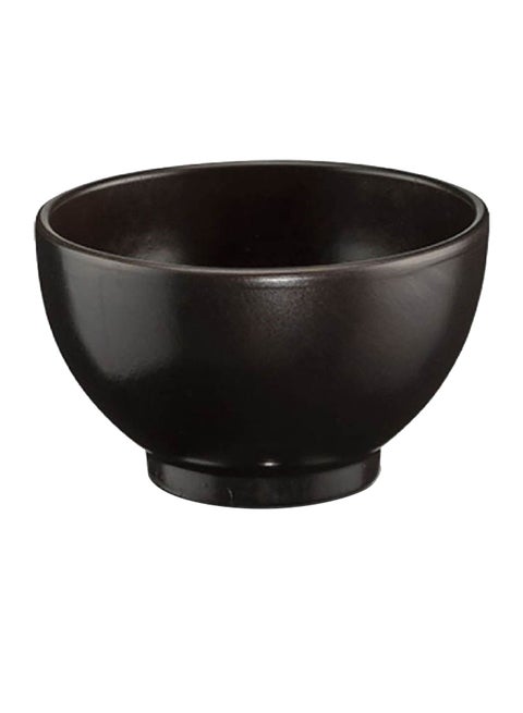 Clay Round Mud Breakfast Bowl Black 15cm