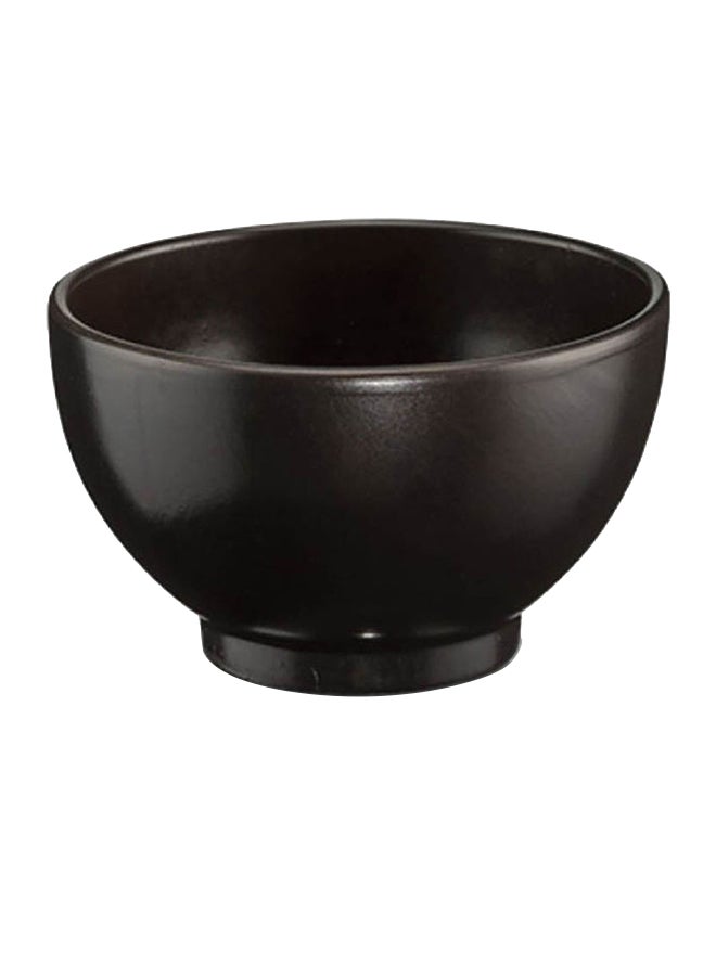 Clay Round Mud Breakfast Bowl Black 15cm