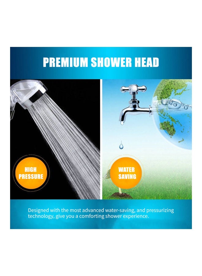 رأس دش عالي الضغط فضي/بني/رمادي - Image 2