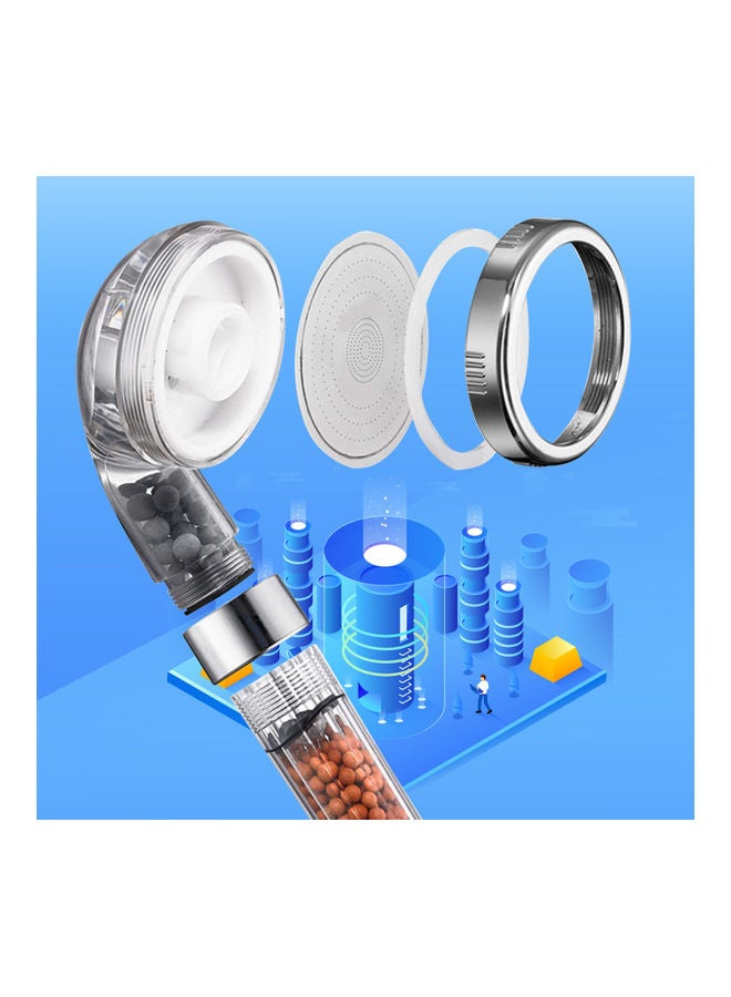 رأس دش عالي الضغط فضي/بني/رمادي - Image 5