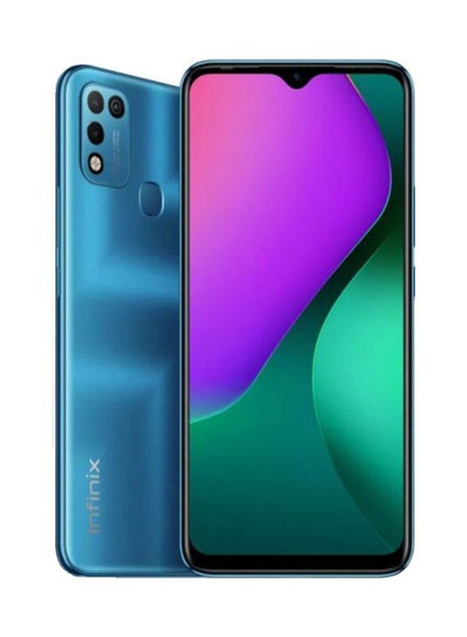Infinix - Renewed - Hot 10 Play X688C (2021) Dual SIM Aegean Blue 2GB RAM 32GB 4G LTE - Image 1