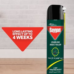 Baygon Crawling Insect Killer - 2-Way Targeting Nozzle 400ml  - Image 3
