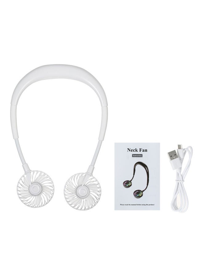Portable Neck Fan H32687-WS-su White - Image 4