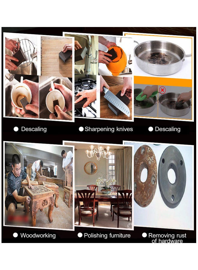 Generic 6-Pieces Sanding Sponges Brown  - Image 3