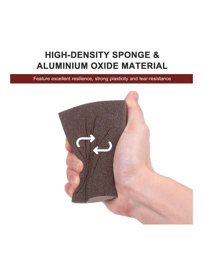 Generic 6-Pieces Sanding Sponges Brown  - Image 4