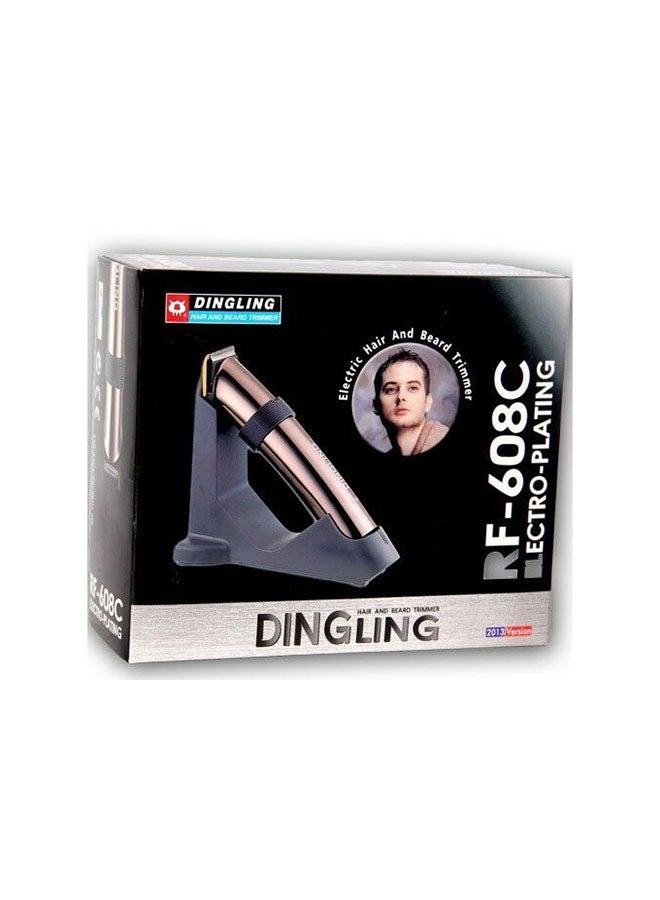 دينجلينج ماكينة قص شعر كهربائية RF-608C ذهبي 14x 3.1x 3.5سم - Image 3