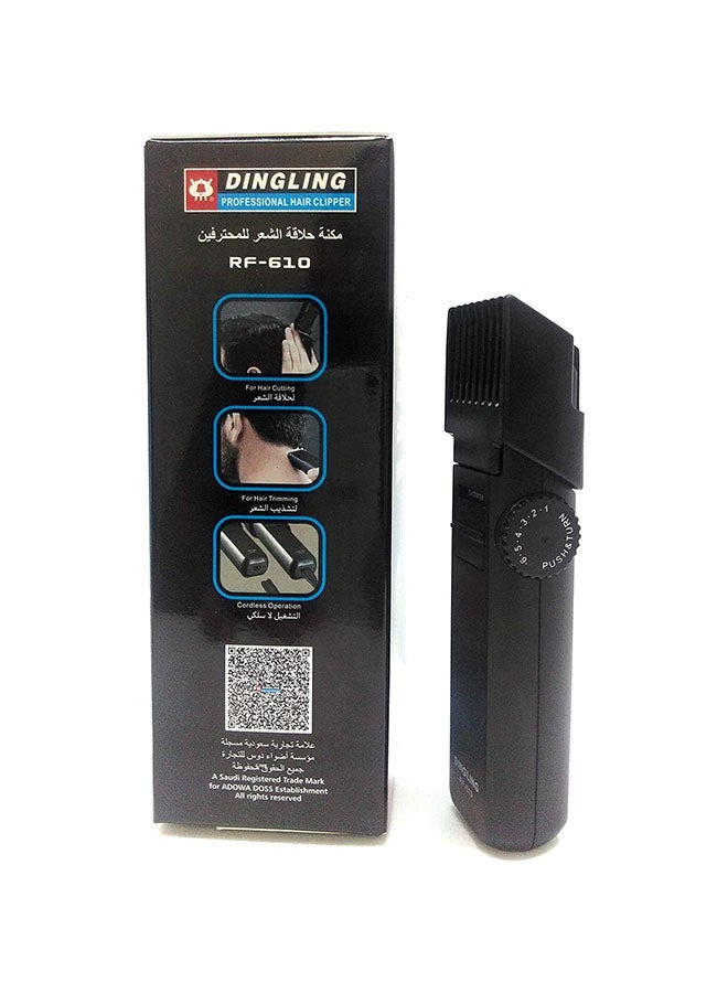 DINGLING - Electric Hair Clipper  RF-610 black 15.9x 3.7x 3cm - Image 1