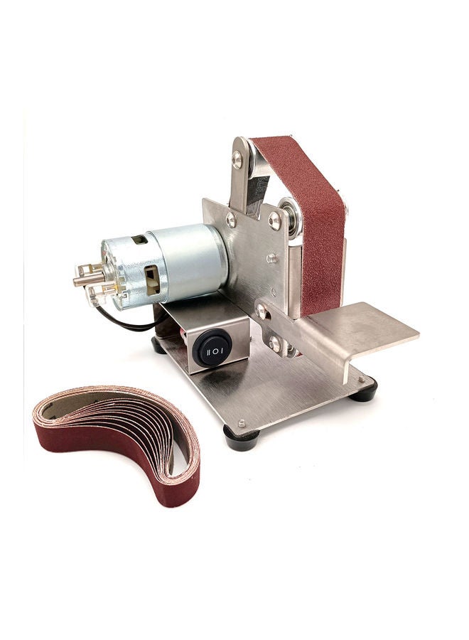 Generic Mini Electric Belt Sander Silver  - Image 1