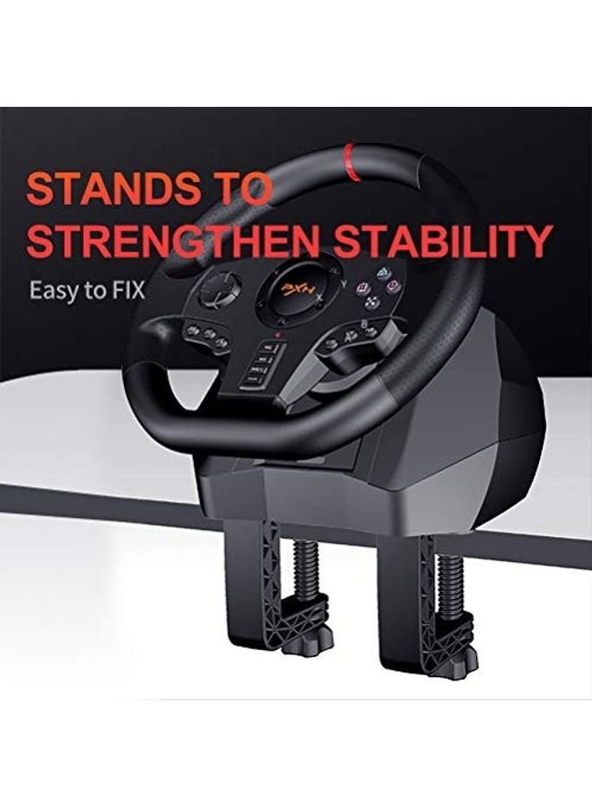 PXN PC Gaming Racing Steering Wheel Degree Race Steering Wheel With Pedal  - Image 5