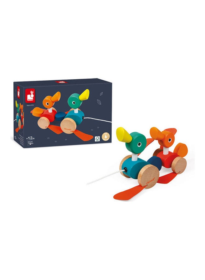 Zigolos Duck Pull Along Toy