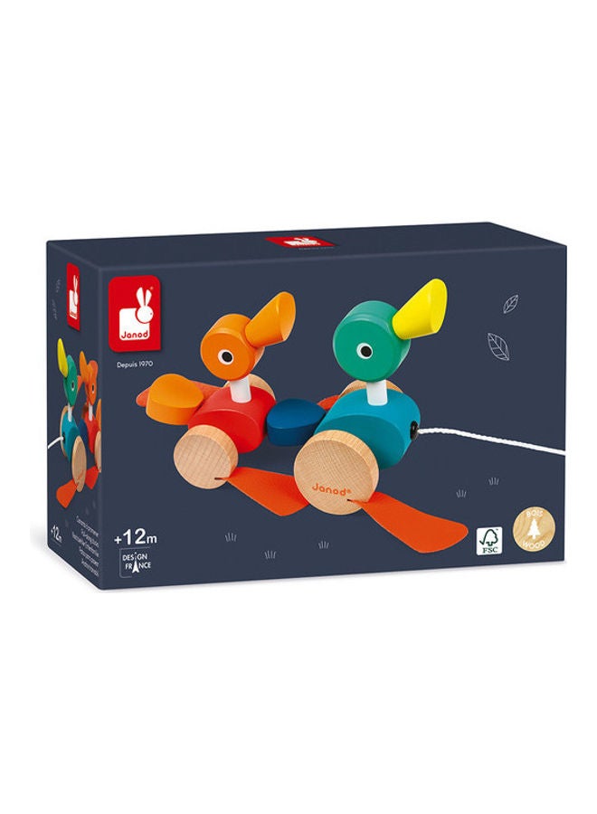 Zigolos Duck Pull Along Toy