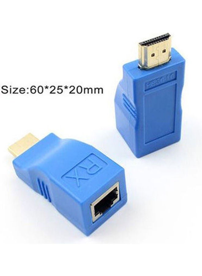 موسع HDMI 4K منافذ RJ45 صغيرة إلى 30 مترًا من HDMI عبر CAT 5e/6 - Image 5