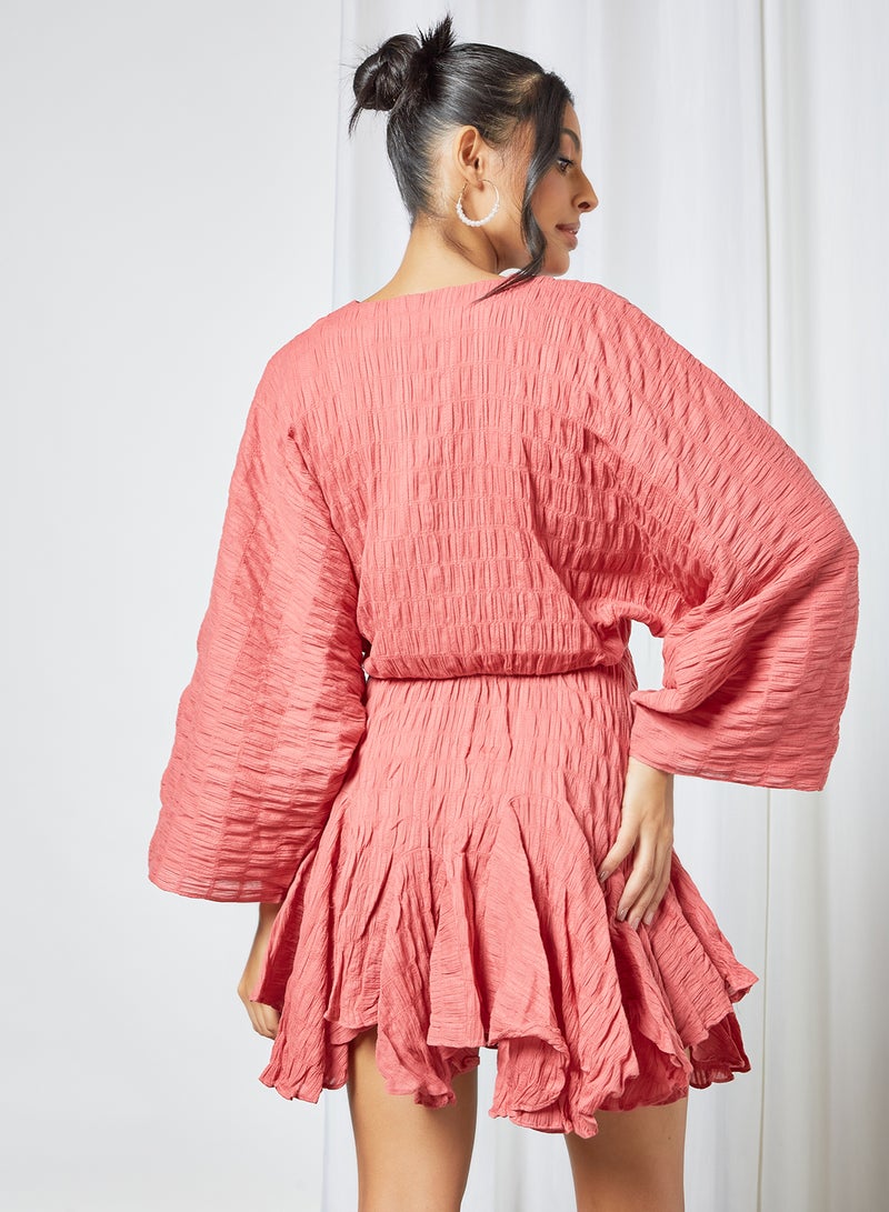 ELLIATT - Blossomed A-Line Dress Pink - Image 1