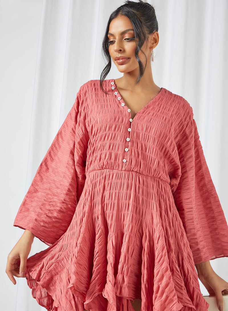ELLIATT - Blossomed A-Line Dress Pink - Image 1