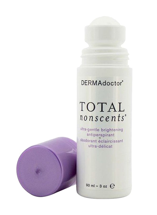 Total NonScents Ultra-Gentle Antiperspirant for Women - Deodorant Roll-On White 90ml 