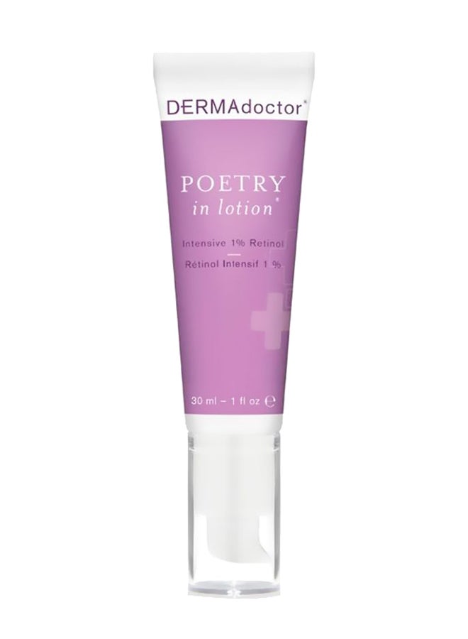 DERMAdoctor Poetry In Lotion Intensive 1% Retinol 30ml - Image 1