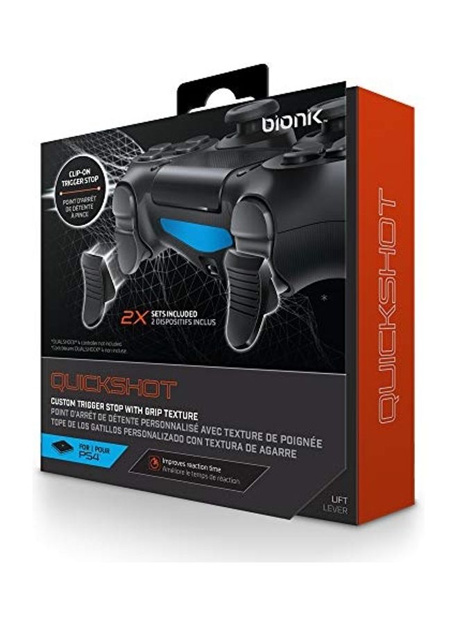 bionik - Quickshot Trigger Stop Lock System For PlayStation DUALSHOCK 4 - Image 1