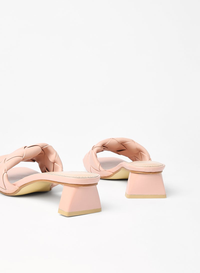 Jove - Stylish Elegant Heeled Sandals Pink - Image 1