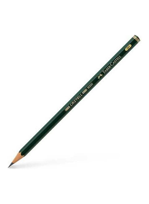 Graphite Pencil Castell 9000 3H Black