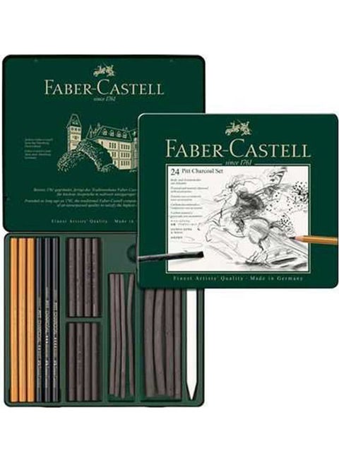 Set Pitt Charcoal / 24 112978 Multicolour