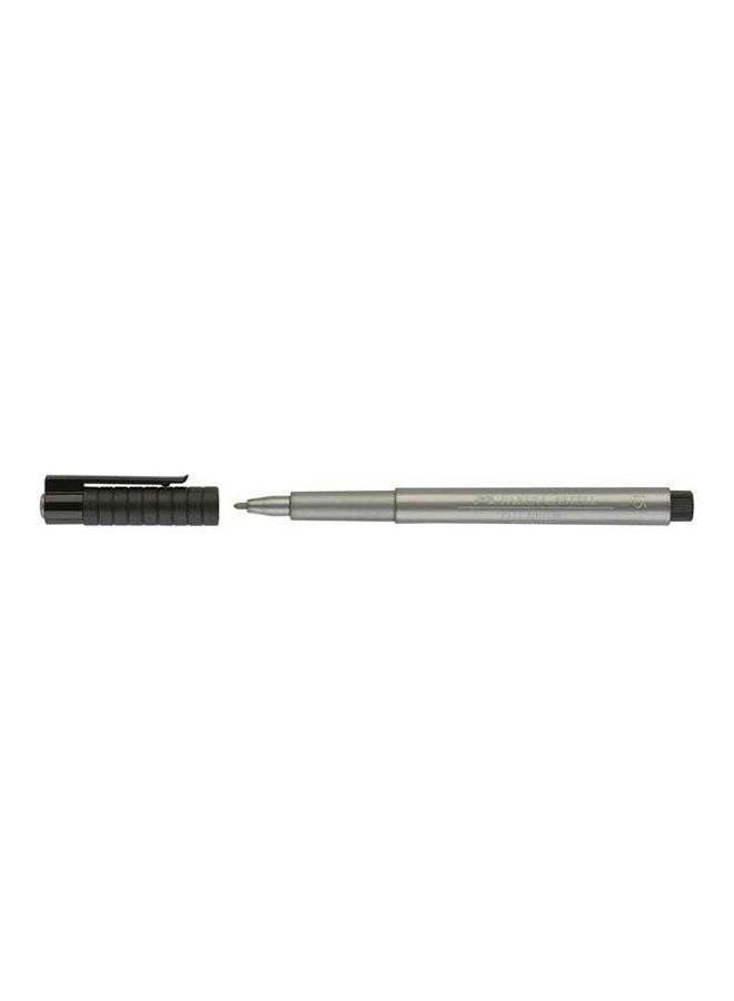 India Ink Pitt Artist  Pen  1.5 Silver