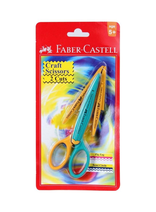 FABER-CASTELL Craft Scissor 2 Cut Multicolour - Image 2
