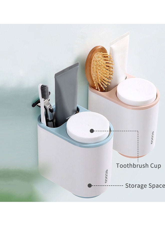 ecoco Magnetic Toothbrush Holder Grey/White 15 x 8.50 x 13cm - Image 2