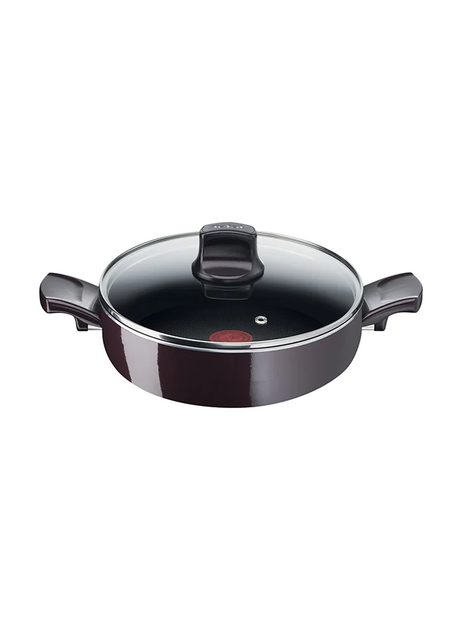 Tefal TEFAL Cookware Set | G6 Resist Intense 12 Pcs Cooking Set | Non-Stick |Burgundy | Aluminium | 2 Years Warranty | D5229383 Burgundy 26cm