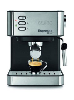 سولاك ماكينة صنع قهوة إسبريسو سعة 20 بار 1.2 L CE4481 فضي  - Image 1
