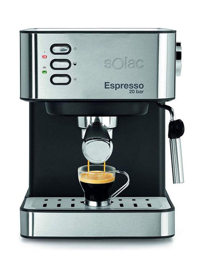 Solac Espresso Coffee Maker  20 bar 1.2 L CE4481 Silver - Image 1