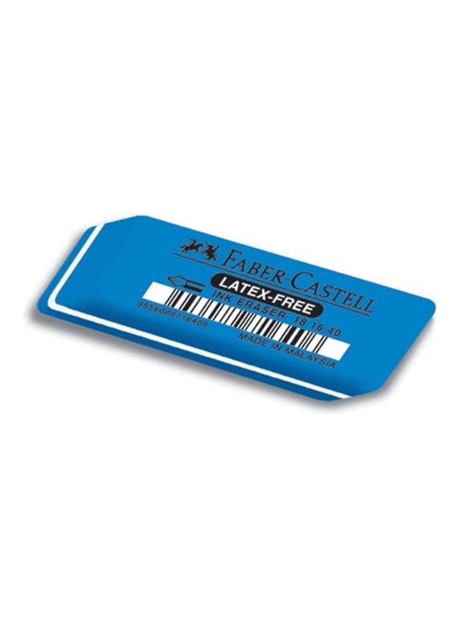 FABER-CASTELL Natural  Latex Free Rubber Eraser Blue 