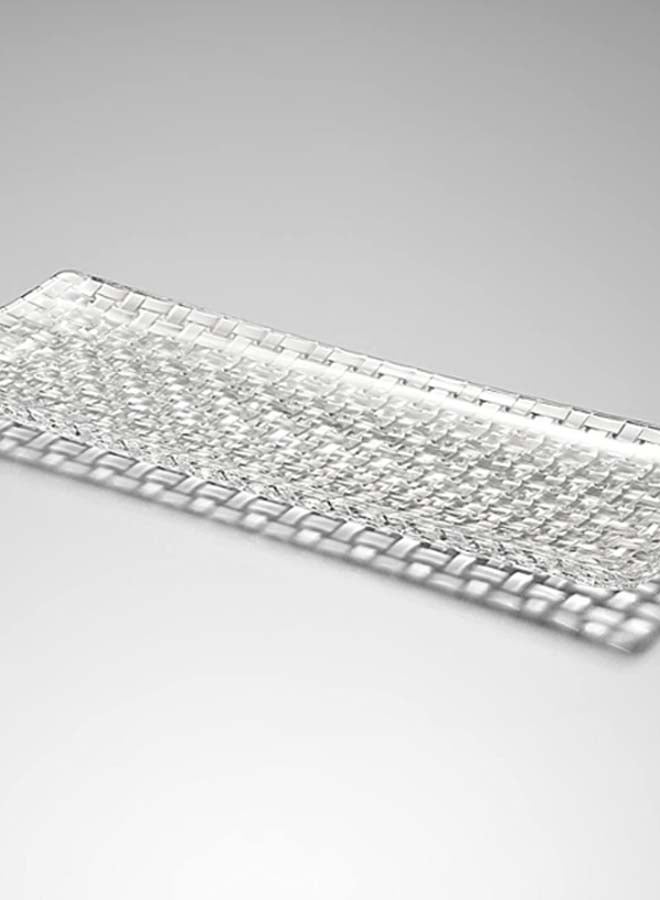Nachtmann Bossa Nova Rectangular Platter Clear 43.1 x 16.1cm  - Image 2