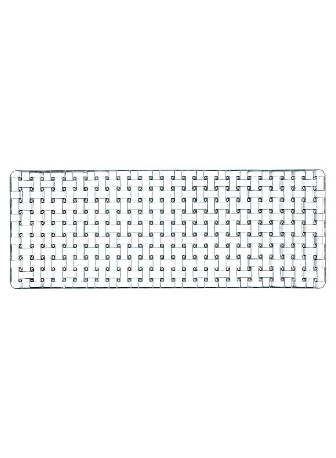 Nachtmann Bossa Nova Rectangular Platter Clear 43.1 x 16.1cm  - Image 1