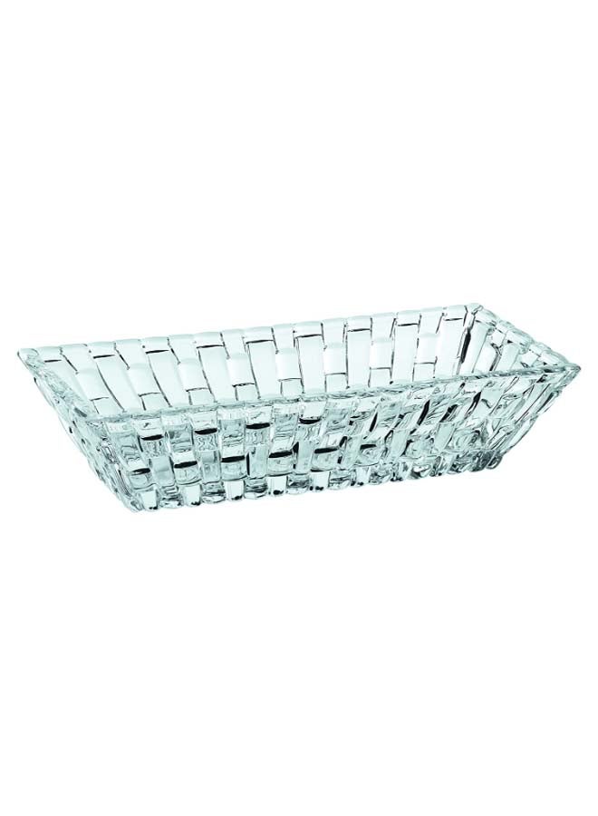 Nachtmann 2-Piece Bossa Nova Rectangular Bowl Set Clear 170 x 36mm  - Image 2