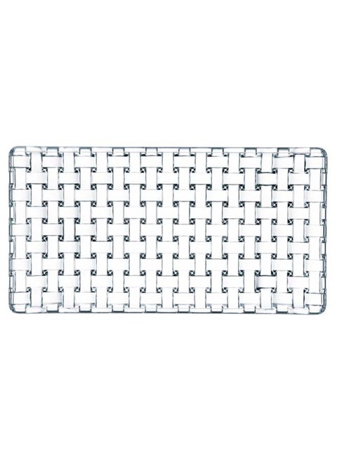Bossa Nova Rectangular Platter Clear 280 x 140mm