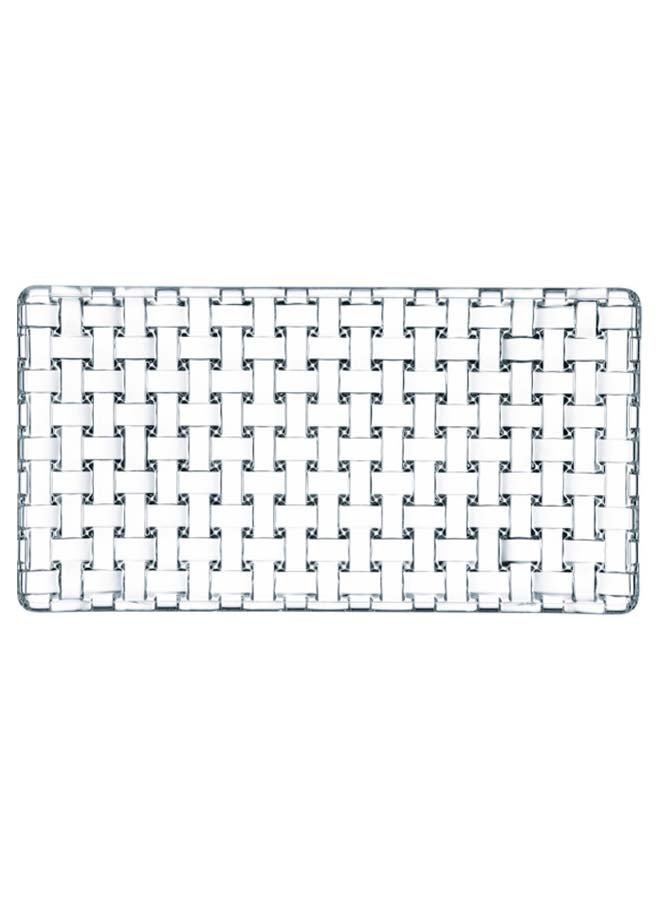 Nachtmann Bossa Nova Rectangular Platter Clear 280 x 140mm  - Image 1