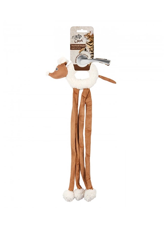 all for paws Lambswool Cuddle Door Knob Dangler Tan 
