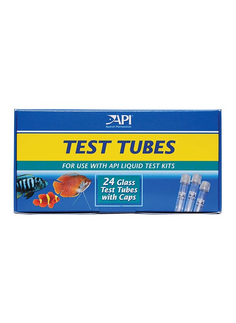 Replacement Test Tubes For Aquarium 24 Count Multicolour