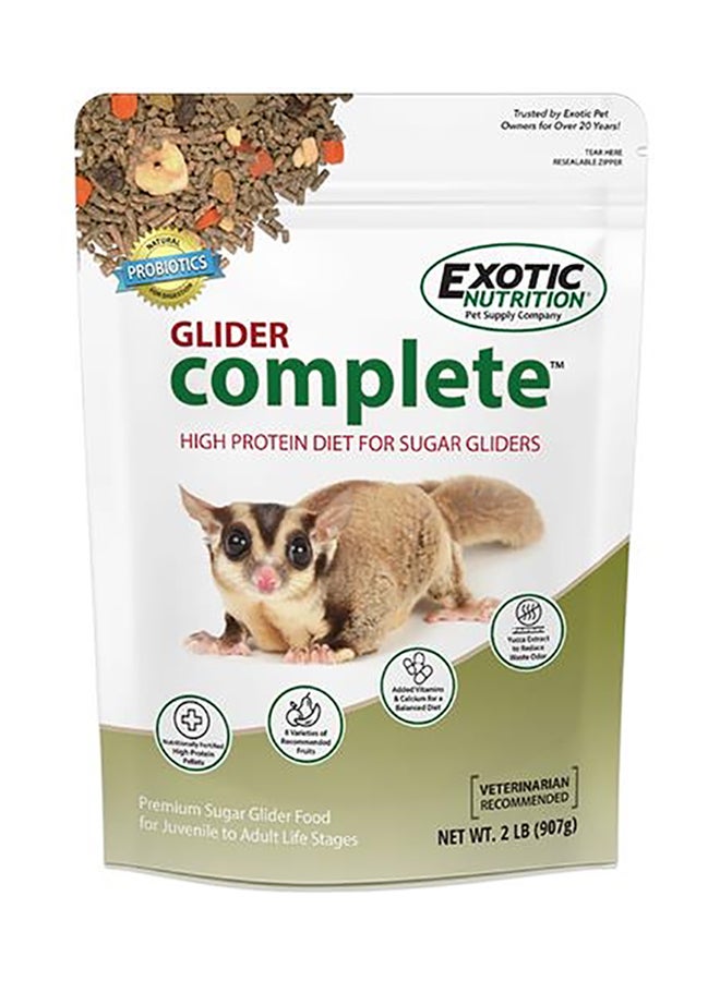 EXOTIC NUTRITION Glider Complete Natural High Protein Pellet Multicolour 907grams 